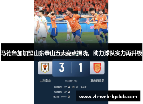 马德鲁加加盟山东泰山五大亮点揭晓,助力球队实力再升级 马德鲁加加盟山东泰山五大亮点揭晓,助力球队实力再升级