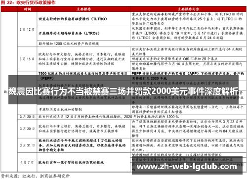 魏震因比赛行为不当被禁赛三场并罚款2000美元事件深度解析 魏震因比赛行为不当被禁赛三场并罚款2000美元事件深度解析
